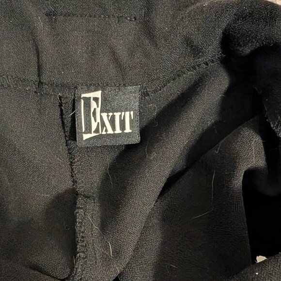 Exit, black short, mid rise , size 1 , - Picture 9 of 11